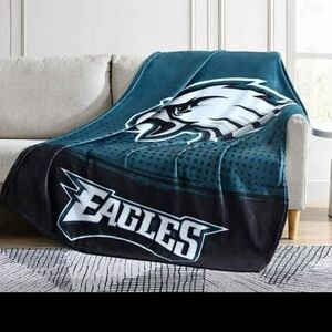 Adidas Eagles Teal and Black Blanket